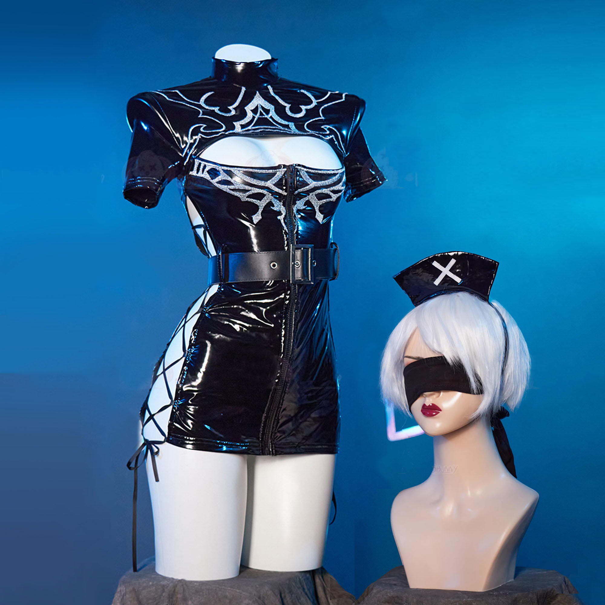 Anime Cosplay Nurse - NieR: Automata 2B تأثيري حلي المرأة