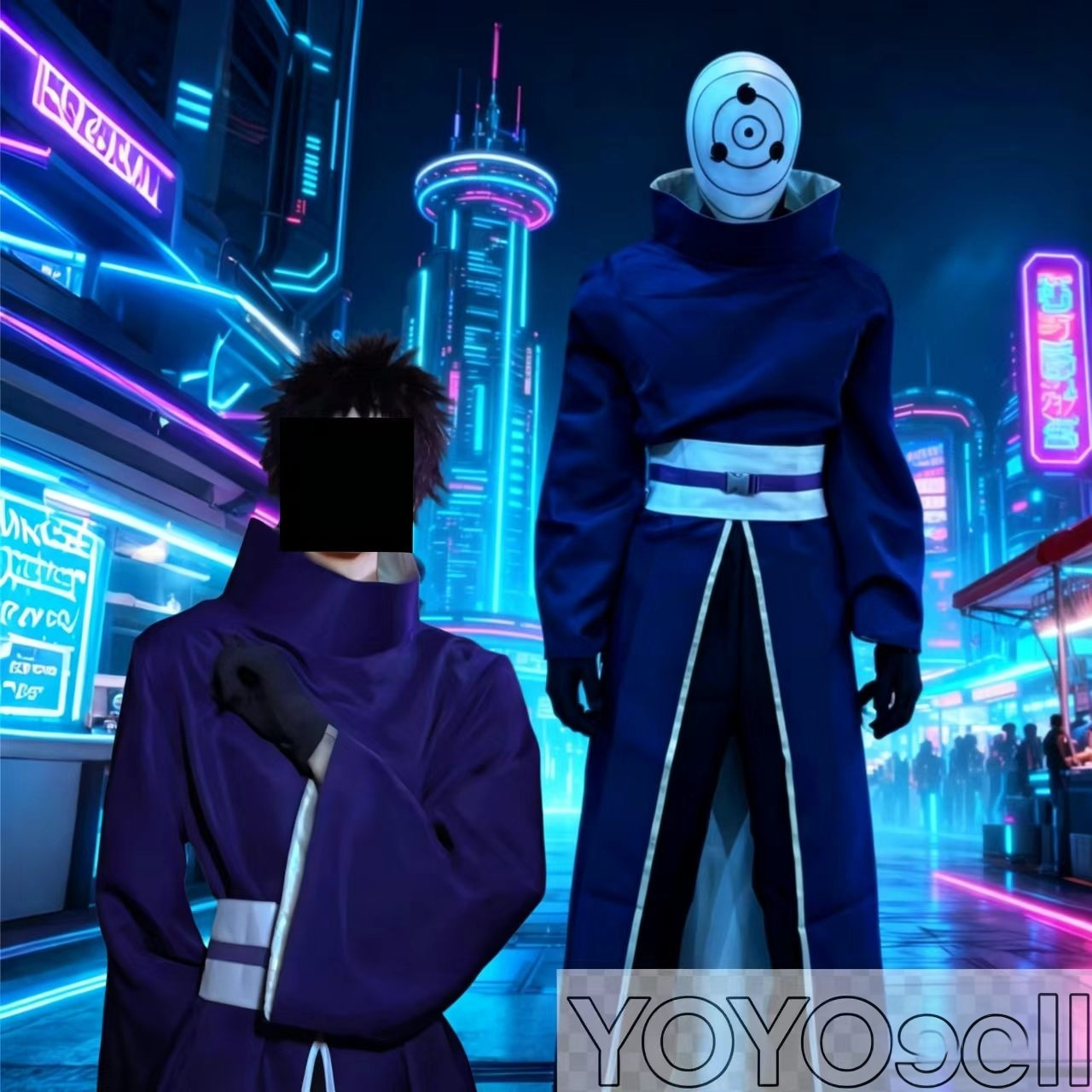 Anime Cosplay Obito - زي تنكري لشخصية أوبيتو أوتشيها، رداء