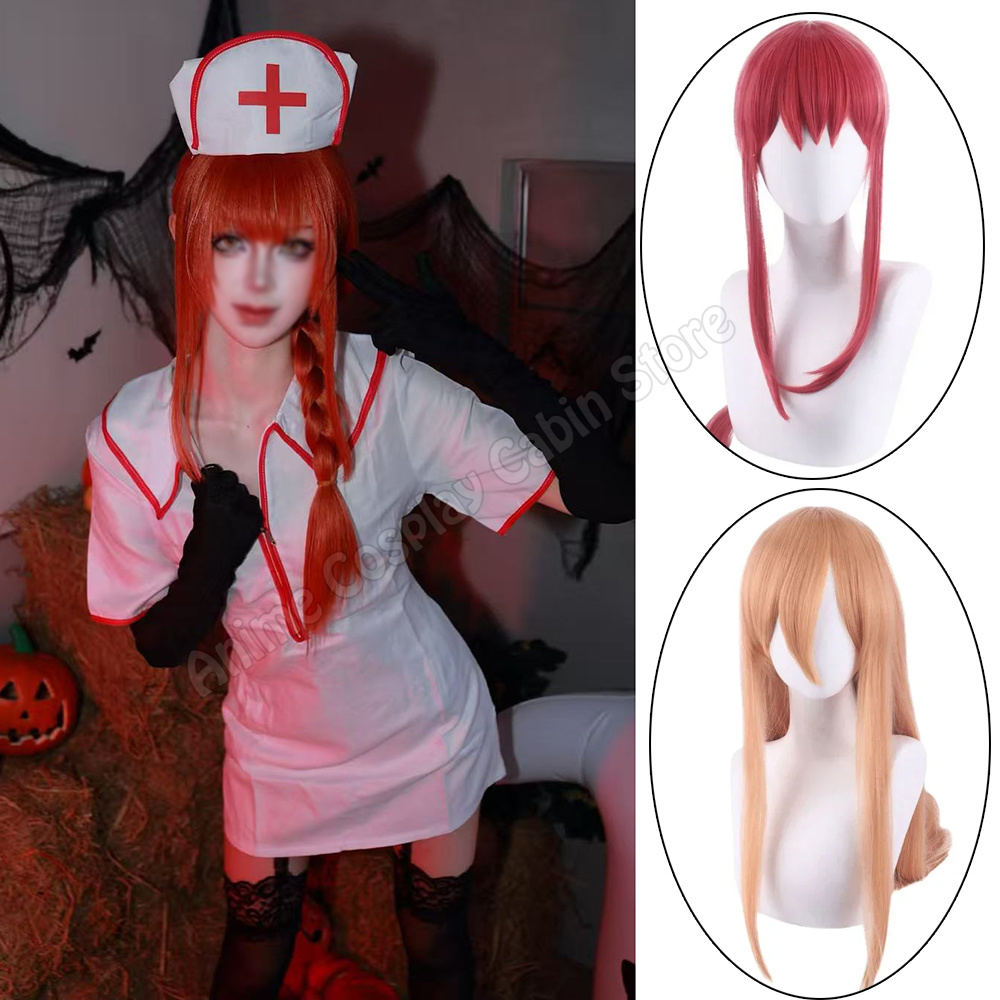 Anime Cosplay Nurse - أزياء الهالوين: زي ممرضة ماكيما التنكري،