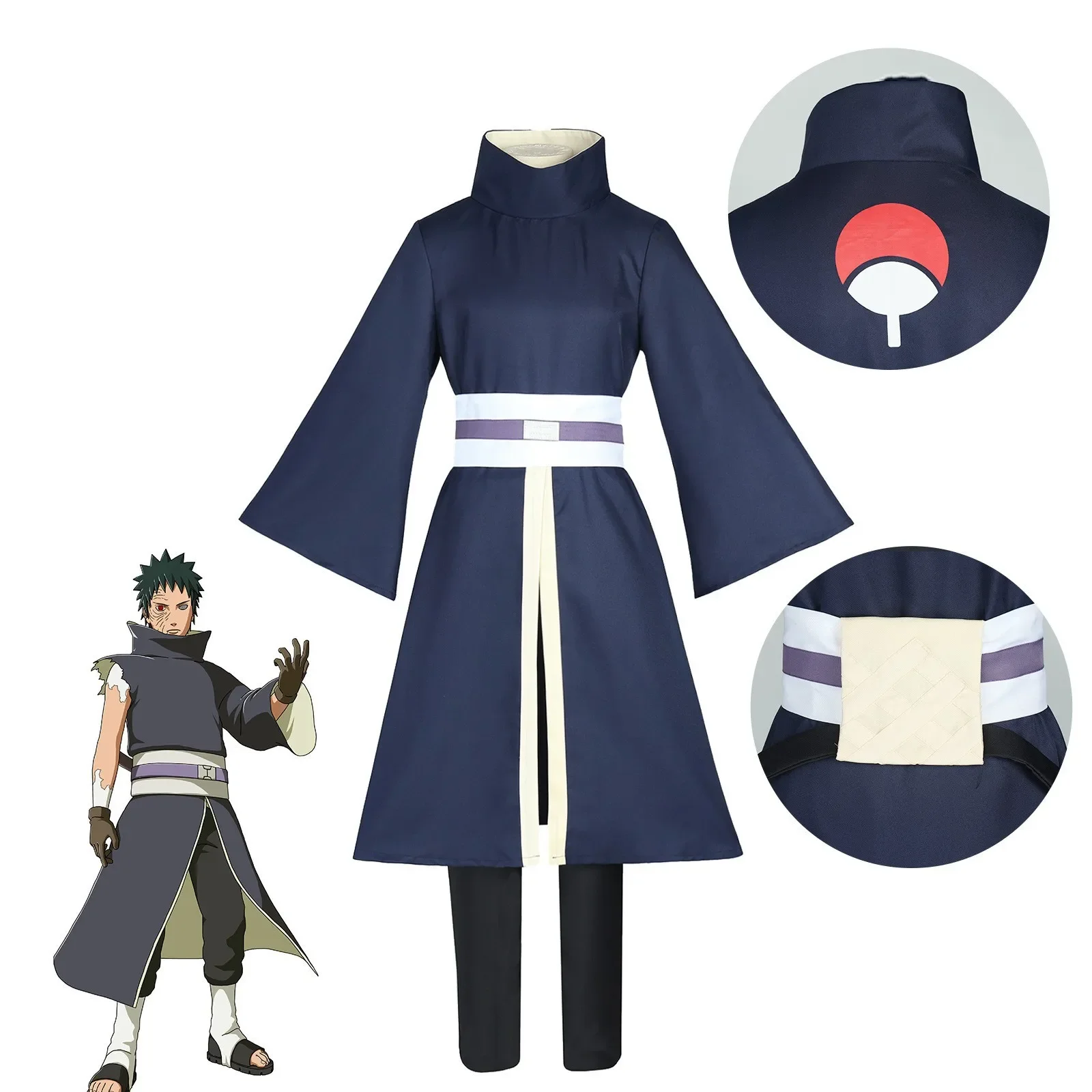 Anime Cosplay Obito - زي الهالوين الجديد: زي تنكري أنمي