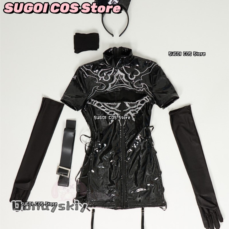 Anime Cosplay Nurse - SUGOI @ NieRut omata 2B القوطية