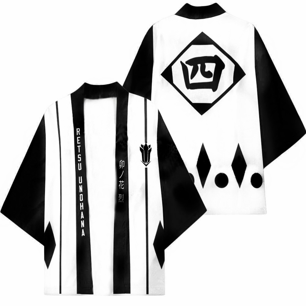 رداء كيمونو ياباني مطبوع بتصمي - مراجعة Bleach Captain Coat وسعره