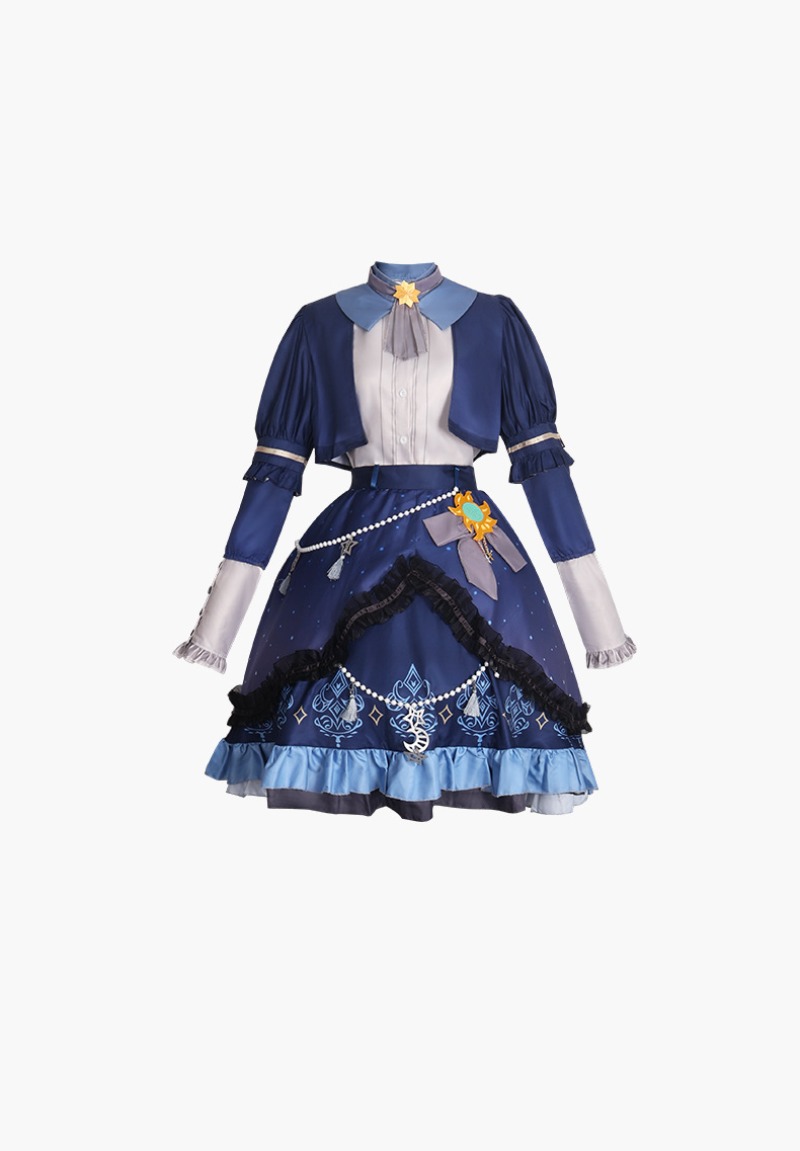 2025 PJSK نجوم فستان ملون ل Ak - مراجعة Anime Cosplay Female Characters وسعره