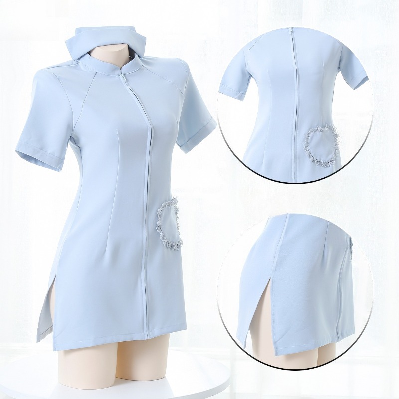 زي تنكري ممرضة أنمي، فستان أزر - مراجعة Anime Cosplay Nurse وسعره