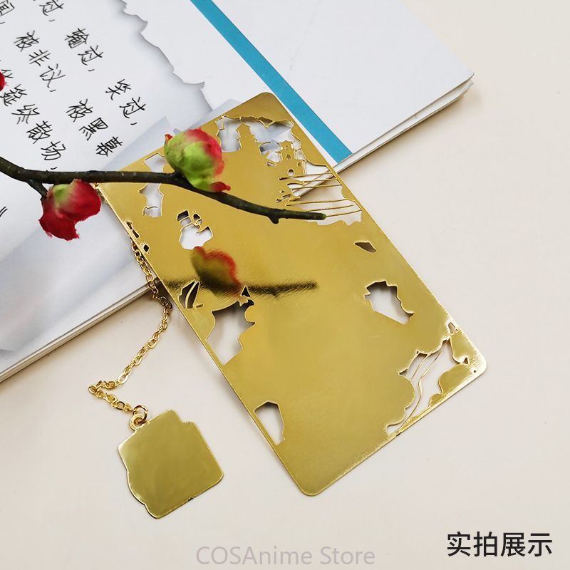 علامات كتب تذكارية بتصميم مجوف - مراجعة Anime Cosplay Robin وسعره