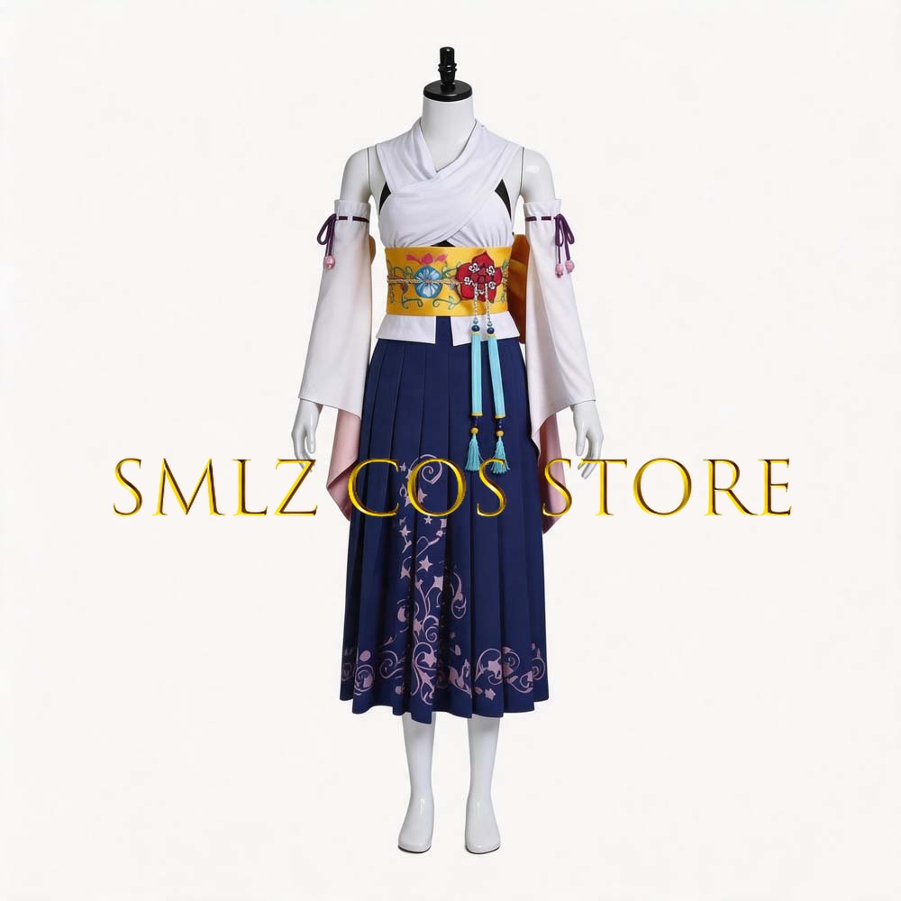 زي تنكري نسائي Smlz FFX يونا م - مراجعة Anime Cosplay Wig وسعره