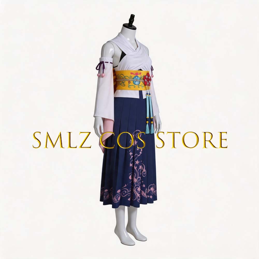 زي تنكري نسائي Smlz FFX يونا م - مراجعة Anime Cosplay Wig وسعره
