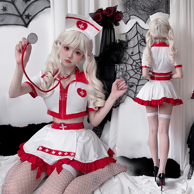 زي تنكري للممرضات للنساء، طقم  - مراجعة Anime Cosplay Nurse وسعره