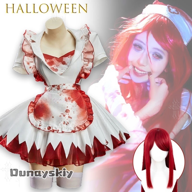 OHaYo% فستان لوليتا للممرضات م - مراجعة Anime Cosplay Nurse وسعره