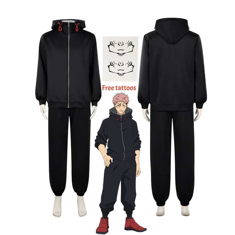 طقم زي تنكري لشخصية يوجي إيتاد - مراجعة Jujutsu Kaisen Uniform وسعره
