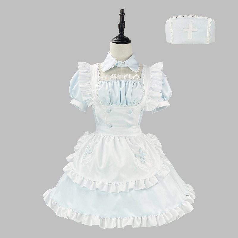 طقم زي ممرضة أنمي للتنكر، فستا - مراجعة Anime Cosplay Nurse وسعره